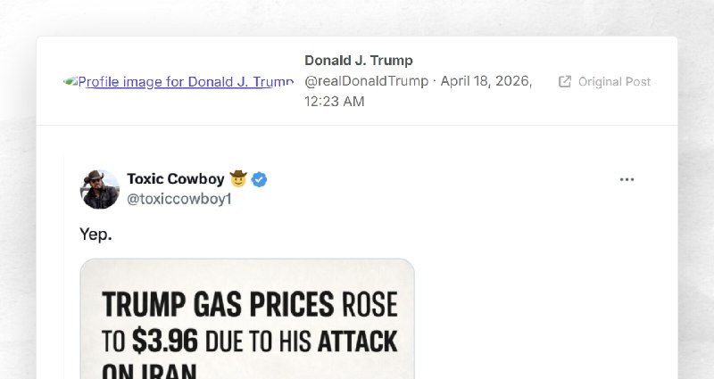 Donald J. Trump: ""
