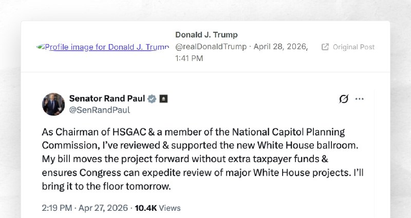 Donald J. Trump: ""