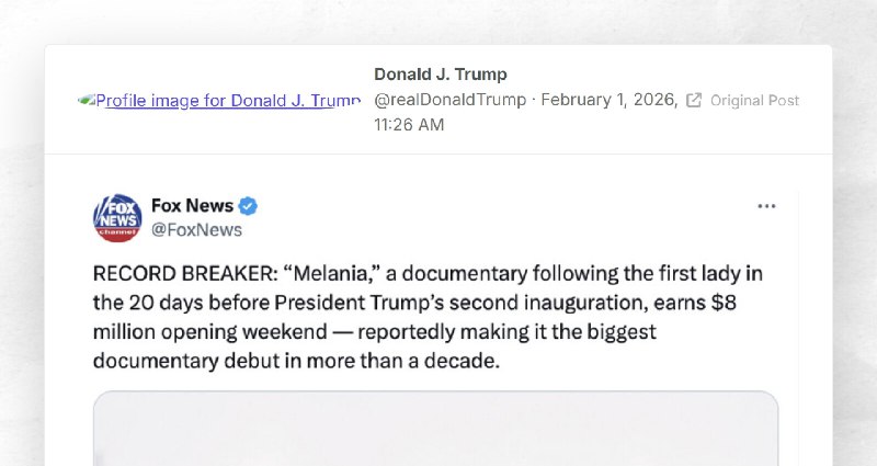 Donald J. Trump: ""