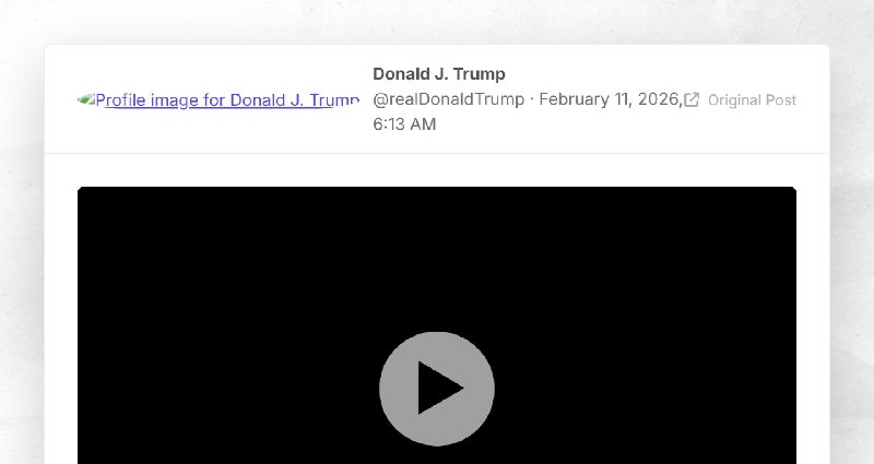Donald J. Trump: ""