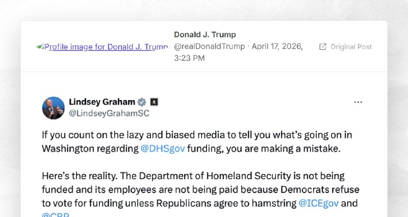 Donald J. Trump: ""