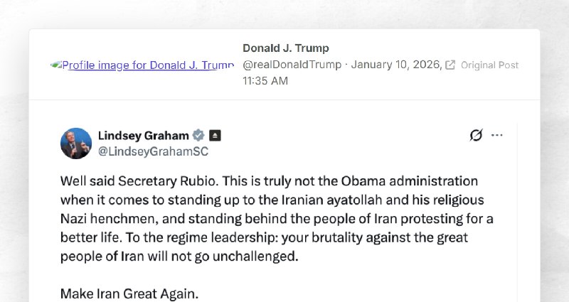 Donald J. Trump: ""
