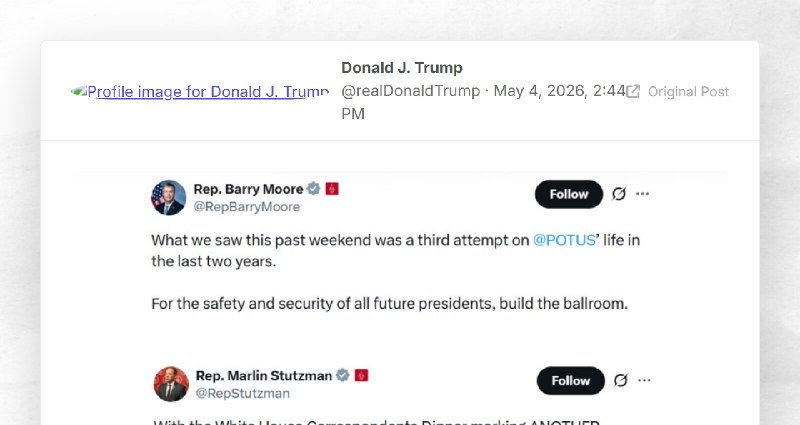 Donald J. Trump: ""