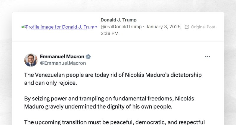 Donald J. Trump: ""