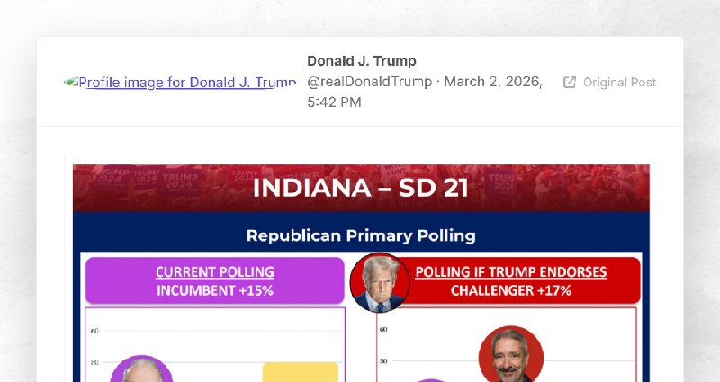 Donald J. Trump: ""