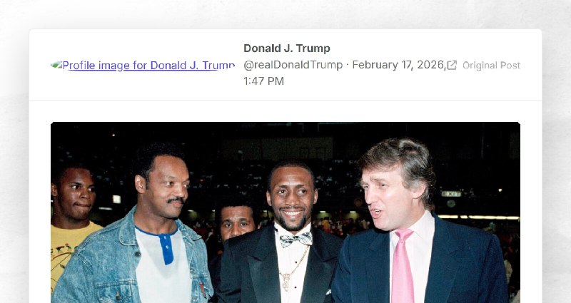 Donald J. Trump: ""