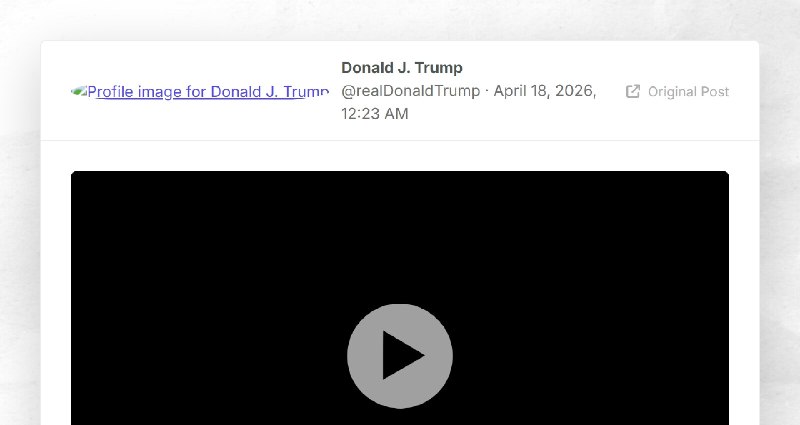 Donald J. Trump: ""