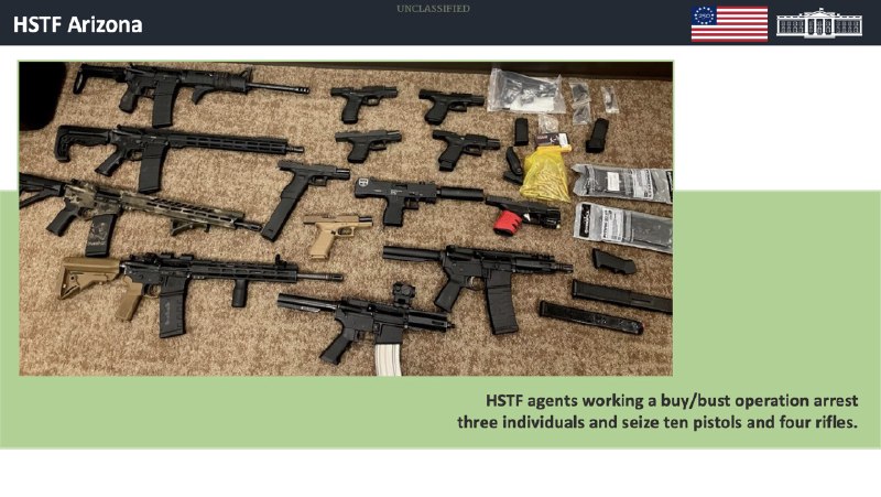 These are the weapons we are seizing from Mexican Cartels. They are killing thousands of Americans each and every year! President DONALD J. TRUMP2026-06-11 22:01 UTCLink