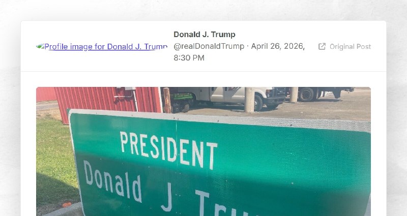 Donald J. Trump: ""