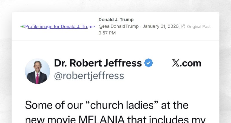 Donald J. Trump: ""