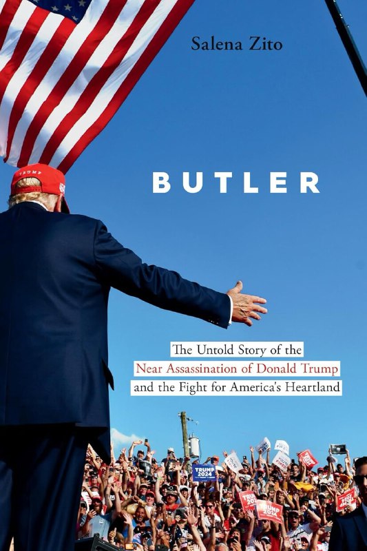 **New Truth from @realdonaldtrump:**Salena Zito has written a powerful new Book, “BUTLER: The Untold Story of the Near Assassination of Donald Trump and the Fight for America’s Heartland.” Salena was an eyewitness to that terrible day, and understands the unbreakable Spirit of our Movement to FIGHT, FIGHT, FIGHT. The Future of our Nation resides in the Hearts and Souls of the People of this Country, and Salena knows we will not rest until we, MAKE AMERICA GREAT AGAIN. Preorder your copy today: 