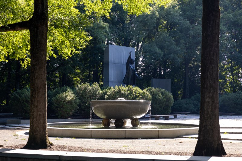 From Greg Wischer at the United States Department of the Interior: “The Theodore Roosevelt Island National Memorial, with two fountains and a 17-foot statue of Theodore Roosevelt, was just repaired, cleaned, and beautified, after experiencing chronic periods of disrepair.  The fountains were fixed; the statue was cleaned and waxed; and the granite elements were pressure washed. The memorial was dedicated on October 27, 1967–Theodore Roosevelt's 109th birthday. It is the only presidential memorial in Washington, D.C., where the landscape itself serves as the primary tribute to the president—a mature native woodland designed to reflect Roosevelt's conservation legacy.”2026-07-05 16:11 UTCLinkFrom Greg Wischer at the United States Department of the Interior: “The Theodore Roosevelt Island National Memorial, with two fountains and a 17-foot statue of Theodore Roosevelt, was just repaired, cleaned, and beautified, after experiencing chronic periods of disrepair.  The fountains were fixed; the statue was cleaned and waxed; and the granite elements were pressure washed. The memorial was dedicated on October 27, 1967–Theodore Roosevelt's 109th birthday. It is the only presidential memorial in Washington, D.C., where the landscape itself serves as the primary tribute to the president—a mature native woodland designed to reflect Roosevelt's conservation legacy.”2026-07-05 16:11 UTCLink