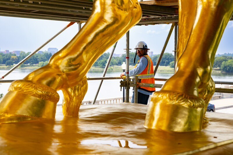 Taking down the scaffolding around the regilded Arts of War sculptures!2026-07-27 23:30 UTCLinkTaking down the scaffolding around the regilded Arts of War sculptures!2026-07-27 23:30 UTCLink