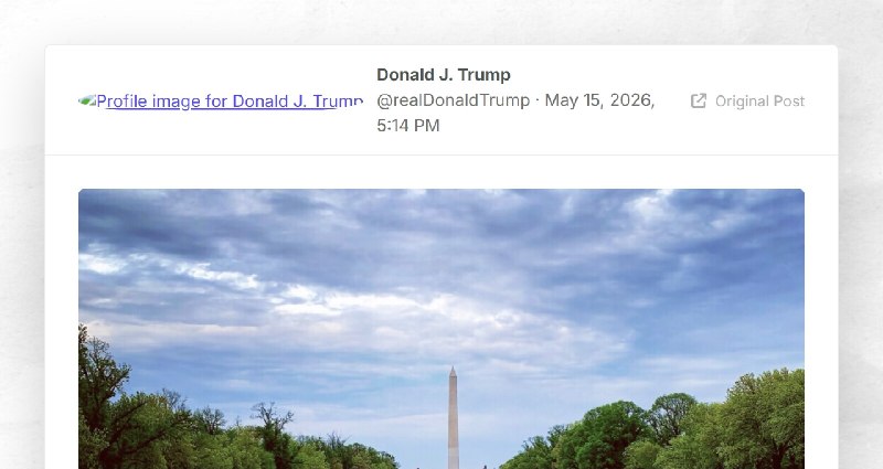Donald J. Trump: ""