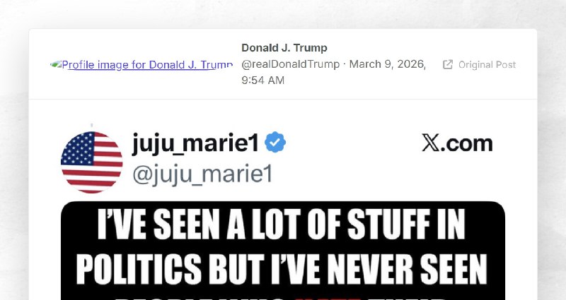 Donald J. Trump: ""