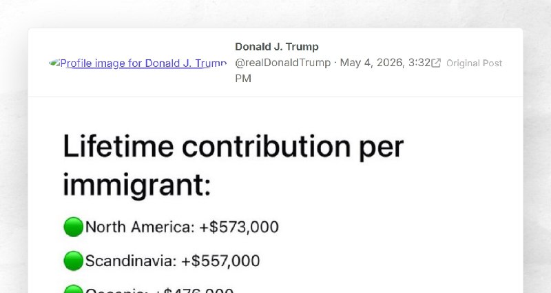 Donald J. Trump: ""